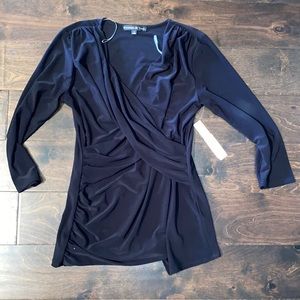Black wrap top